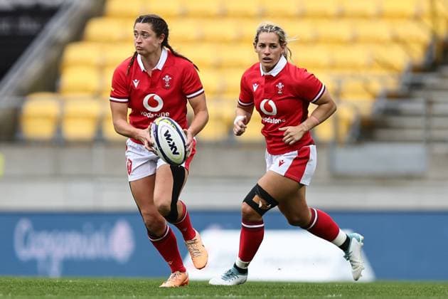 WXV1 rugby match between Canada and Wales Robyn Wilkins of Wales during the WXV1 rugby match between Canada and Wales at Sky Stadium in Wellington, New Zealand on Saturday October 21, 2023. Wellington Sky Stadium Wellington New Zealand Copyright: xAaronxGillionsx 20231021wxv1g2_054