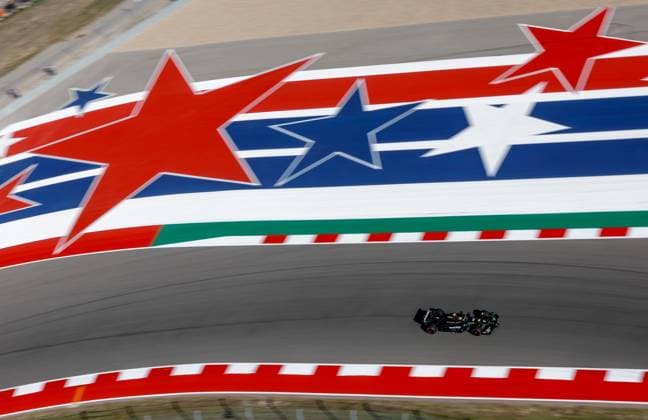 44 Lewis Hamilton GBR, Mercedes AMG Petronas F1 Team , F1 Grand Prix of USA at Circuit of The Americas on October 20, 2023 in Austin, United States of America Photo by HOCH ZWEI Austin United States of America