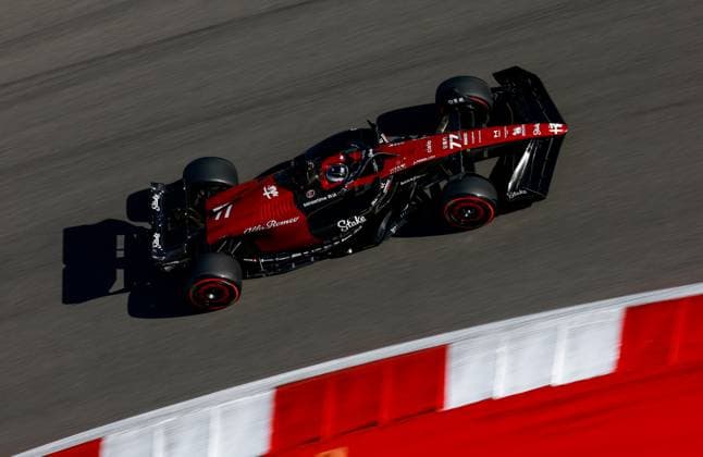 77 Valtteri Bottas FIN, Alfa Romeo F1 Team Stake , F1 Grand Prix of USA at Circuit of The Americas on October 20, 2023 in Austin, United States of America Photo by HOCH ZWEI Austin United States of America