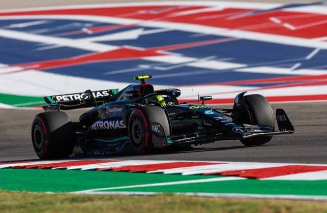 44 Lewis Hamilton GBR, Mercedes AMG Petronas F1 Team , F1 Grand Prix of USA at Circuit of The Americas on October 20, 2023 in Austin, United States of America Photo by HOCH ZWEI Austin United States of America