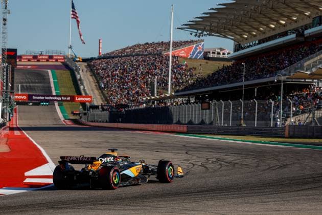 81 Oscar Piastri AUS, McLaren F1 Team , F1 Grand Prix of USA at Circuit of The Americas on October 20, 2023 in Austin, United States of America Photo by HOCH ZWEI Austin United States of America