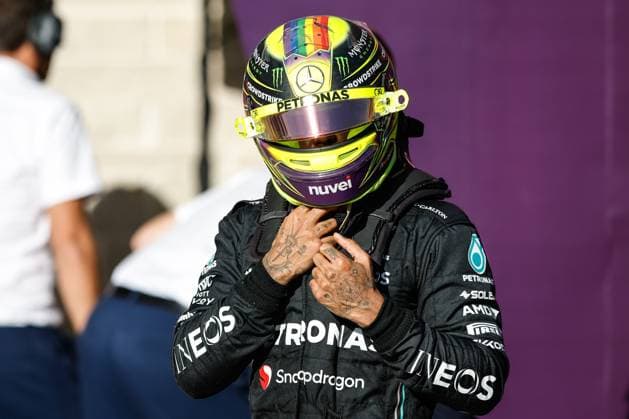 44 Lewis Hamilton GBR, Mercedes AMG Petronas F1 Team , F1 Grand Prix of USA at Circuit of The Americas on October 21, 2023 in Austin, United States of America Photo by HOCH ZWEI Austin United States of America