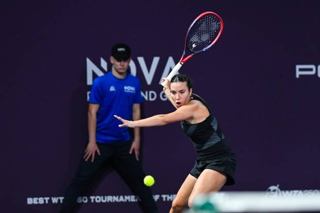 Transylvania Open 2023: Day 7 - Quarter-Finals Elena Gabriela Ruse during Transylvania Open, Quarter Finals: WTA, Tennis Damen Tennis Damen 250 Tournament in Cluj-Napoca, BT Arena, 20 October 2023 Cluj-Napoca Romania  Copyright: xFlaviuxBuboix originalFilename:buboi-notitle231020_npNQo.jpg