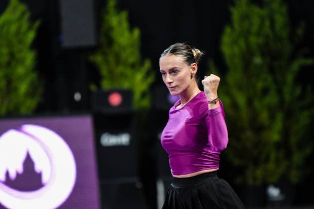 Transylvania Open 2023: Day 7 - Quarter-Finals Ana Bogdan during Transylvania Open, Quarter Finals: WTA, Tennis Damen Tennis Damen 250 Tournament in Cluj-Napoca, BT Arena, 20 October 2023 Cluj-Napoca Romania  Copyright: xFlaviuxBuboix originalFilename:buboi-notitle231020_npw2d.jpg