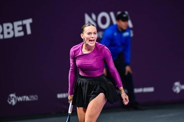 Transylvania Open 2023: Day 7 - Quarter-Finals Ana Bogdan during Transylvania Open, Quarter Finals: WTA, Tennis Damen Tennis Damen 250 Tournament in Cluj-Napoca, BT Arena, 20 October 2023 Cluj-Napoca Romania  Copyright: xFlaviuxBuboix originalFilename:buboi-notitle231020_npZT7.jpg