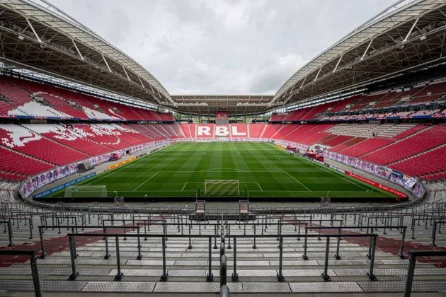 Red Bull Arena interior Football 1 Womens Bundesliga, 4 Matchday RB Leipzig VfL Wolfsburg 0 2 15 October 2023 Leipzig, Red Bull Arena RB Leipzig VfL Wolfsburg 0 2