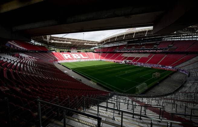 Red Bull Arena interior Football 1 Womens Bundesliga, 4 Matchday RB Leipzig VfL Wolfsburg 0 2 15 October 2023 Leipzig, Red Bull Arena RB Leipzig VfL Wolfsburg 0 2