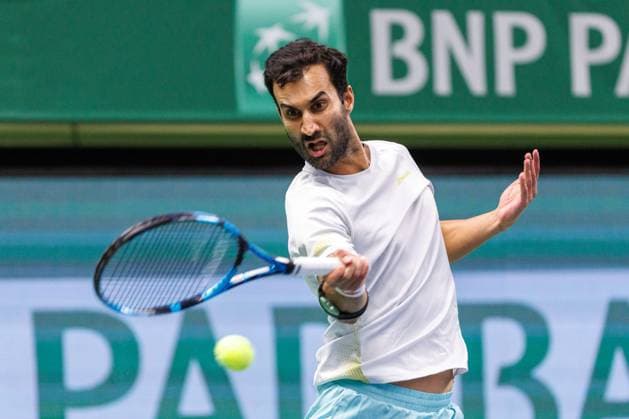 231022 Yuki Bhambri of India during day 9 of the Nordic Open tennis tournament on October 22, 2023 in Stockholm Photo Michael Campanella BILDBYRAN COP 313 MC0070 tennis nordic open day 9 finals bbeng  Copyright: MICHAELxCAMPANELLA BB231022MC018