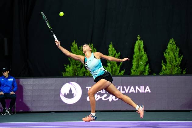 Sport Bilder des Tages Transylvania Open, Finals: WTA, Tennis Damen Tennis Damen 250 Tournament in Cluj-Napoca, BT Arena, 22 October 2023 Trasylvania Open Finals: WTA, Tennis Damen 250 Tournament in Cluj-Napoca, BT Arena Cluj-Napoca BT Arena Romania Copyright: xAncaxTepeix