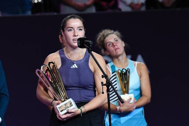 Transylvania Open, Finals: WTA, Tennis Damen Tennis Damen 250 Tournament in Cluj-Napoca, BT Arena, 22 October 2023 Trasylvania Open Finals: WTA, Tennis Damen 250 Tournament in Cluj-Napoca, BT Arena Cluj-Napoca BT Arena Romania Copyright: xAncaxTepeix