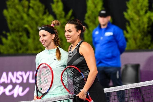 Transylvania Open, Finals: WTA, Tennis Damen Tennis Damen 250 Tournament in Cluj-Napoca, BT Arena, 22 October 2023 Trasylvania Open Finals: WTA, Tennis Damen 250 Tournament in Cluj-Napoca, BT Arena Cluj-Napoca BT Arena Romania Copyright: xAncaxTepeix