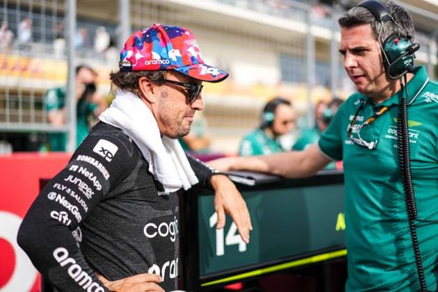 Fernando Alonso - Aston Martin Racing at United States Grand Prix - 21th of October 2023 Â Copyright: xLUBOMIRxASENOVx