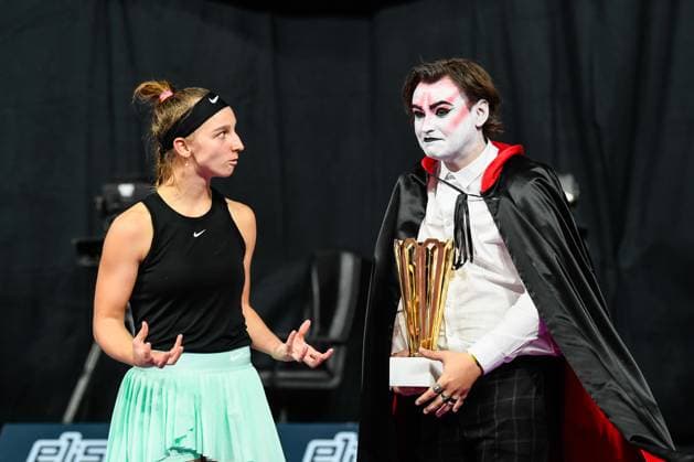 Sport Bilder des Tages Transylvania Open, Finals: WTA, Tennis Damen Tennis Damen 250 Tournament in Cluj-Napoca, BT Arena, 22 October 2023 Trasylvania Open Finals: WTA, Tennis Damen 250 Tournament in Cluj-Napoca, BT Arena Cluj-Napoca BT Arena Romania Copyright: xAncaxTepeix