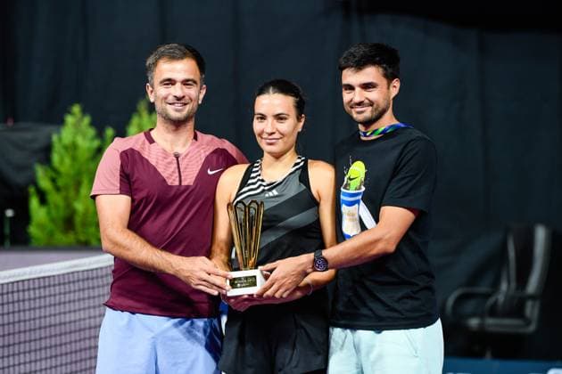 Transylvania Open, Finals: WTA, Tennis Damen Tennis Damen 250 Tournament in Cluj-Napoca, BT Arena, 22 October 2023 Trasylvania Open Finals: WTA, Tennis Damen 250 Tournament in Cluj-Napoca, BT Arena Cluj-Napoca BT Arena Romania Copyright: xAncaxTepeix