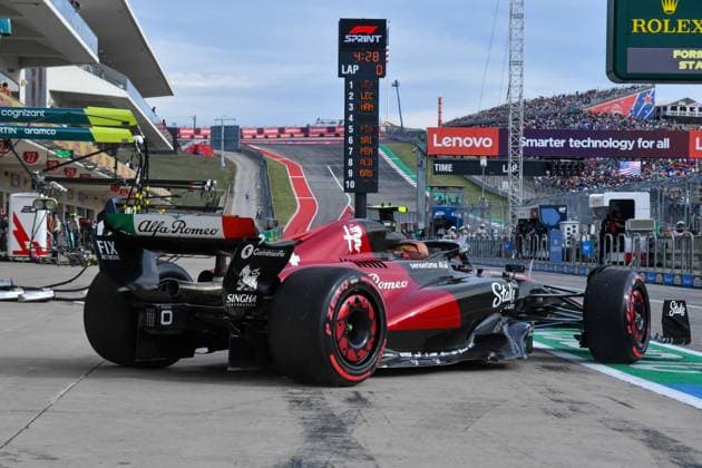 Formula 1 GP USA Austin Texas Saturday 21 10 2023 Guanyu Zhou CHN Alfa Romeo F1 Team Formula 1 GP USA Austin Texas Saturday 21 10 2023 Copyright: xBEAUTIFULxSPORTS Erlhofx
