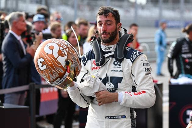 Formula 1 GP USA Austin Texas Saturday 21 10 2023 Daniel Ricciardo AUS Scuderia Alpha Tauri Formula 1 GP USA Austin Texas Saturday 21 10 2023 Copyright: xBEAUTIFULxSPORTS Erlhofx