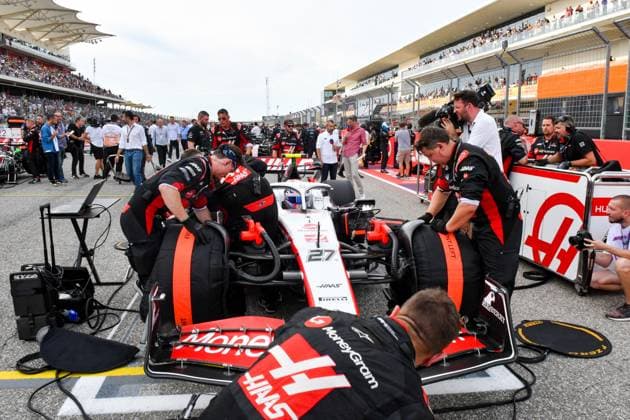 Formula 1 GP USA Austin Texas Saturday 21 10 2023 Nico Hülkenberg GER Haas F1 Team Formula 1 GP USA Austin Texas Saturday 21 10 2023 Copyright: xBEAUTIFULxSPORTS Erlhofx
