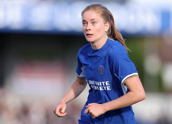 Sport Themen der Woche KW42 Sport Bilder des Tages Kington Upon Thames, England, 22nd October 2023. Sjoeke Nüsken of Chelsea during the The FA Women s Super League match at Kingsmeadow, Kington Upon Thames. Picture credit should read: Paul Terry Sportimage EDITORIAL USE ONLY. No use with unauthorised audio, video, data, fixture lists, club league logos or live services. Online in-match use limited to 120 images, no video emulation. No use in betting, games or single club league player publications. SPI-2670-0102