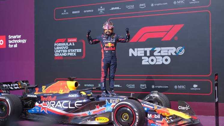 October 22, 2023, Austin, TX, USA: OCT 22, 2023: Max Verstappen 1 wins the Circuit of the America (COTA) F1 Race week in Austin, TX. Jason Pohuski BMR Austin USA - ZUMAb241 20231022_zsa_b241_201 Copyright: xJasonxPohuskix xBmrx
