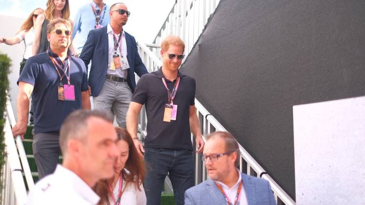 October 22, 2023, Austin, TX, USA: OCT 22, 2023: Prince Harry during the Circuit of the America (COTA) F1 Race week in Austin, TX. Jason Pohuski BMR Austin USA - ZUMAb241 20231022_zsa_b241_150 Copyright: xJasonxPohuskix xBmrx