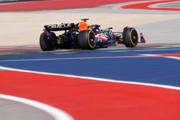 October 22, 2023: Max Verstappen (1) with Oracle Red Bull Racing in action finals at the Formula 1 Lenovo United States Grand Prix, Circuit of the Americas. Austin, Texas. CSM. Austin United States of America - ZUMAc04_ 20231022_faf_c04_059 Copyright: xMarioxCantux