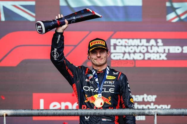 1 Max Verstappen NLD, Oracle Red Bull Racing , F1 Grand Prix of USA at Circuit of The Americas on October 22, 2023 in Austin, United States of America Photo by HOCH ZWEI Austin United States of America