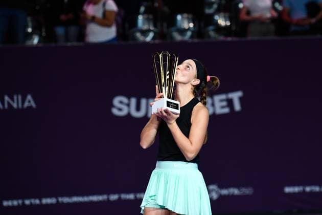 Transylvania Open 2023: Final Tamara Korpatsch during Trasylvania Open Finals: WTA, Tennis Damen Tennis Damen 250 Tournament in Cluj-Napoca, BT Arena Cluj-Napoca Romania  Copyright: xFlaviuxBuboix originalFilename:buboi-notitle231022_npHra.jpg