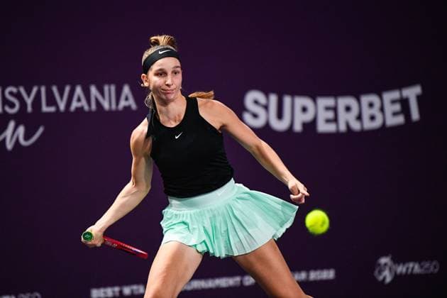 Transylvania Open 2023: Final Tamara Korpatsch during Trasylvania Open Finals: WTA, Tennis Damen Tennis Damen 250 Tournament in Cluj-Napoca, BT Arena Cluj-Napoca Romania  Copyright: xFlaviuxBuboix originalFilename:buboi-notitle231022_np8Ry.jpg