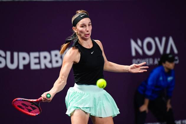 Transylvania Open 2023: Final Tamara Korpatsch during Trasylvania Open Finals: WTA, Tennis Damen Tennis Damen 250 Tournament in Cluj-Napoca, BT Arena Cluj-Napoca Romania  Copyright: xFlaviuxBuboix originalFilename:buboi-notitle231022_npDj6.jpg