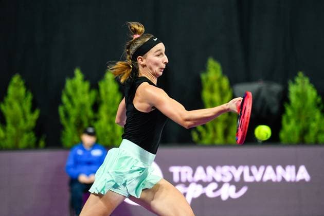 Transylvania Open 2023: Final Tamara Korpatsch during Trasylvania Open Finals: WTA, Tennis Damen Tennis Damen 250 Tournament in Cluj-Napoca, BT Arena Cluj-Napoca Romania  Copyright: xFlaviuxBuboix originalFilename:buboi-notitle231022_npKNn.jpg