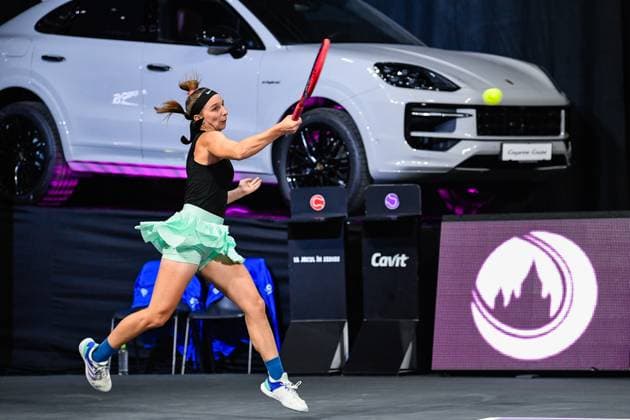 Transylvania Open 2023: Final Tamara Korpatsch during Trasylvania Open Finals: WTA, Tennis Damen Tennis Damen 250 Tournament in Cluj-Napoca, BT Arena Cluj-Napoca Romania  Copyright: xFlaviuxBuboix originalFilename:buboi-notitle231022_npM3N.jpg