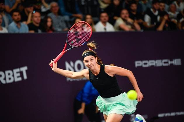 Transylvania Open 2023: Final Tamara Korpatsch during Trasylvania Open Finals: WTA, Tennis Damen Tennis Damen 250 Tournament in Cluj-Napoca, BT Arena Cluj-Napoca Romania  Copyright: xFlaviuxBuboix originalFilename:buboi-notitle231022_npuYm.jpg