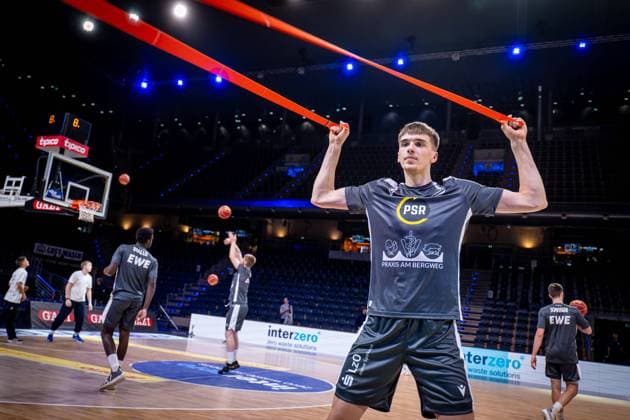 Basketball Berlin 22 10 2023 Season 2023 2024 1 Bundesliga easyCredit BBL Alba Berlin Rasta Vechta Johann Grünloh Vechta, No 17