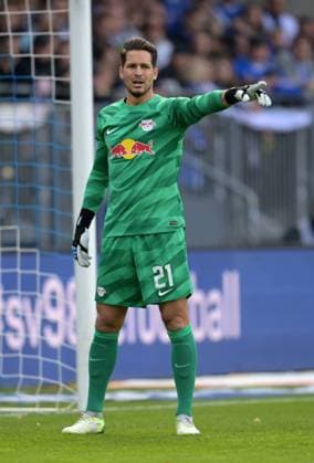 RB Leipzig goalkeeper Janis Blaswich photographed during the Bundesliga soccer match Darmstadt 98 vs RB Leipzig on 21 10 2023 in Darmstadt DFL DFB REGULATIONS PROHIBIT ANY USE OF PHOTOGRAPHS as IMAGE SEQUENCES and or QUASI VIDEO