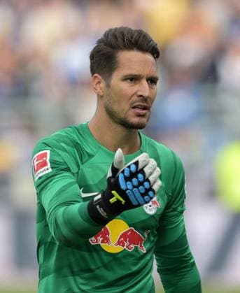 RB Leipzig goalkeeper Janis Blaswich photographed during the Bundesliga soccer match Darmstadt 98 vs RB Leipzig on 21 10 2023 in Darmstadt DFL DFB REGULATIONS PROHIBIT ANY USE OF PHOTOGRAPHS as IMAGE SEQUENCES and or QUASI VIDEO