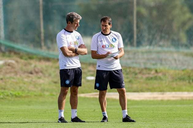 Italy: training session SSC Napoli SSC Napoli players made their last training ahead of their UEFA Champions League against Union Berlin at Konami Center on October 23, 2023, in Castel Volturno, Italy. ABPH6489 Copyright: xAntonioxBalascox