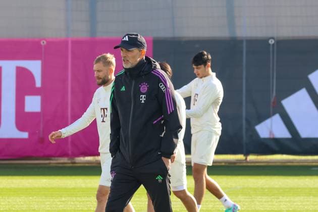 Thomas Tuchel FC Bayern Muenchen, head coach , final training FC Bayern Muenchen, football, season 23 24, 23 10 2023, final training FC Bayern Muenchen, football, season 23 24, 23 10 2023 Munich. Copyright: xEibner-Pressefoto JennixMaulx EP_JML