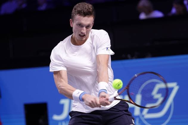 TENNIS - ATP, Tennis Herren Erste Bank Open VIENNA,AUSTRIA,23.OCT.23 - TENNIS - ATP World Tour, Erste Bank Open. Image shows Jiri Lehecka (CZE).  GEPAxpictures xWalterxLuger