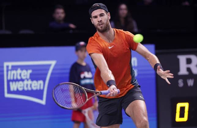 TENNIS - ATP, Tennis Herren Erste Bank Open VIENNA,AUSTRIA,23.OCT.23 - TENNIS - ATP World Tour, Erste Bank Open. Image shows Karen Khachanov (RUS).  GEPAxpictures xWalterxLuger