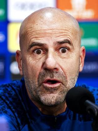 LENS - PSV Eindhoven coach Peter Bosz during the MD-1 press conference, PK, Pressekonferenz prior to the UEFA Champions League group B match against RC Lens at the Stade Bollaert-Delelis on October 23, 2023 in Lens, France. ANP MAURICE VAN STEEN UEFA Champions League MD-1 2023 2024 xVIxANPxSportx xxANPxIVx 481914170 originalFilename: 481914170.jpg