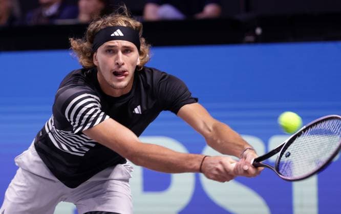 TENNIS - ATP, Tennis Herren Erste Bank Open VIENNA,AUSTRIA,23.OCT.23 - TENNIS - ATP World Tour, Erste Bank Open. Image shows Alexander Zverev (GER).  GEPAxpictures xWalterxLuger