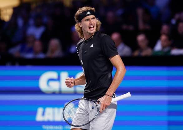 Alexander Zverev makes a fist and cheers, jubilation, joy, emotion Copyright: xJuergenxHasenkopfx