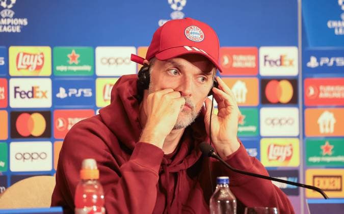 Thomas Tuchel, coach Fc Bayern Muenchen, press conference Galatasaray Istanbul vs Bayern Muenchen, Champions League, group stage, season 2023 24, 23 10 2023, press conference Galatasaray Istanbul vs Bayern Muenchen, Champions League, group stage, season 2023 24, 23 10 2023, Istanbul Copyright: xEibner-Pressefoto JoergxNiebergax EP_EER