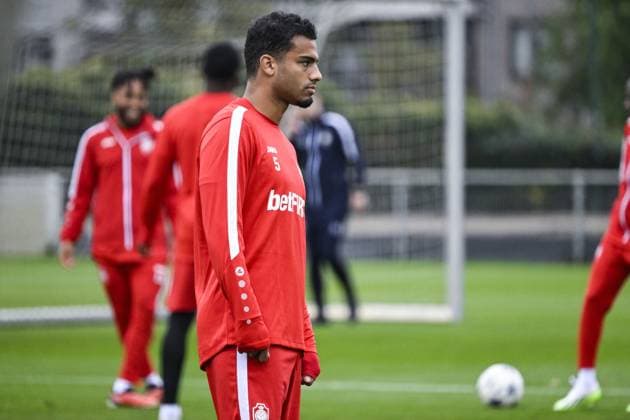 Antwerp s Owen Wijndal pictured during a training of Belgian soccer team Royal Antwerp FC, on Tuesday 24 October 2023 in Antwerp. The team is preparing for tomorrow s game against Portuguese club FC Porto, on day three of the Champions League group stage, in the group H. TOM GOYVAERTS TomxGoyvaerts  x78411874x
