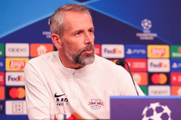 Football, CL, RB Leipzig, Press conference