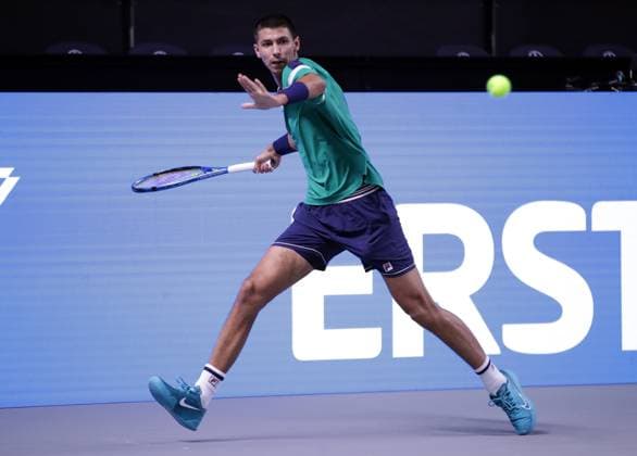 TENNIS - ATP, Tennis Herren Erste Bank Open VIENNA,AUSTRIA,24.OCT.23 - TENNIS - ATP World Tour, Erste Bank Open. Image shows Alexei Popyrin (AUS).  GEPAxpictures xWalterxLuger