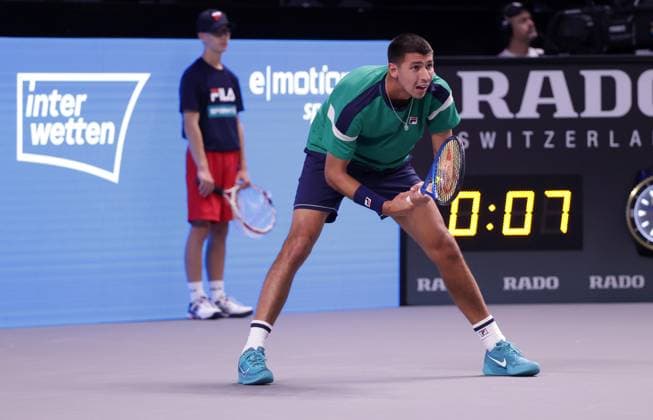 TENNIS - ATP, Tennis Herren Erste Bank Open VIENNA,AUSTRIA,24.OCT.23 - TENNIS - ATP World Tour, Erste Bank Open. Image shows Alexei Popyrin (AUS).  GEPAxpictures xWalterxLuger