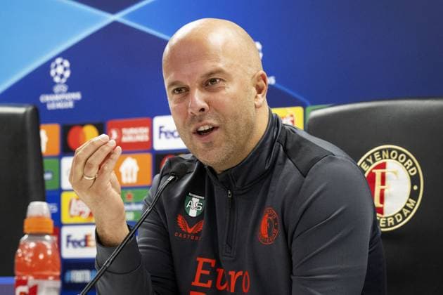 Football, CL, Feyenoord Rotterdam, Press conference