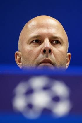 ROTTERDAM - Coach of Feyenoord Arne Slot during the MD-1 press conference, PK, Pressekonferenz prior to the UEFA Champions League match against SS Lazio Roma at Feyenoord Stadion de Kuip on October 24, 2023 in Rotterdam, Netherlands. ANP OLAF KRAAK UEFA Champions League 2023 24 2023 2024 xVIxANPxSportx xxANPxIVx 481988171 originalFilename: 481988171.jpg