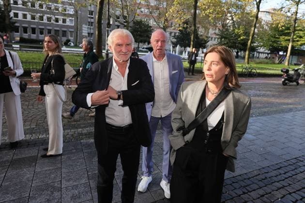 Premiere Daum triumphs scandals, 24 10 2023, Rudi Völler with wife Sabrina, picture